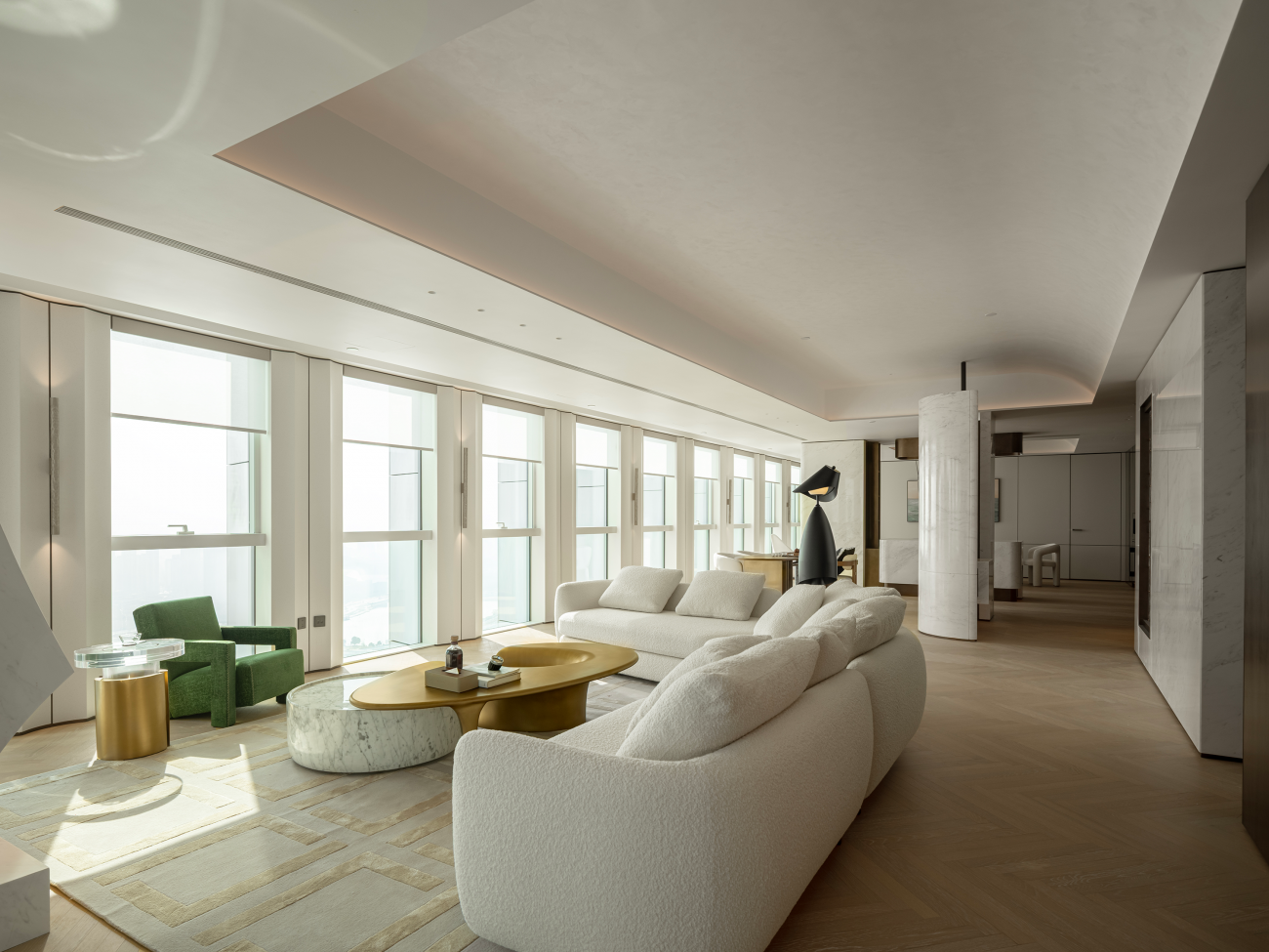 卡地亚天际330㎡大平层丨中国成都丨成都聚美,牛犇建筑空间设计事务所-7