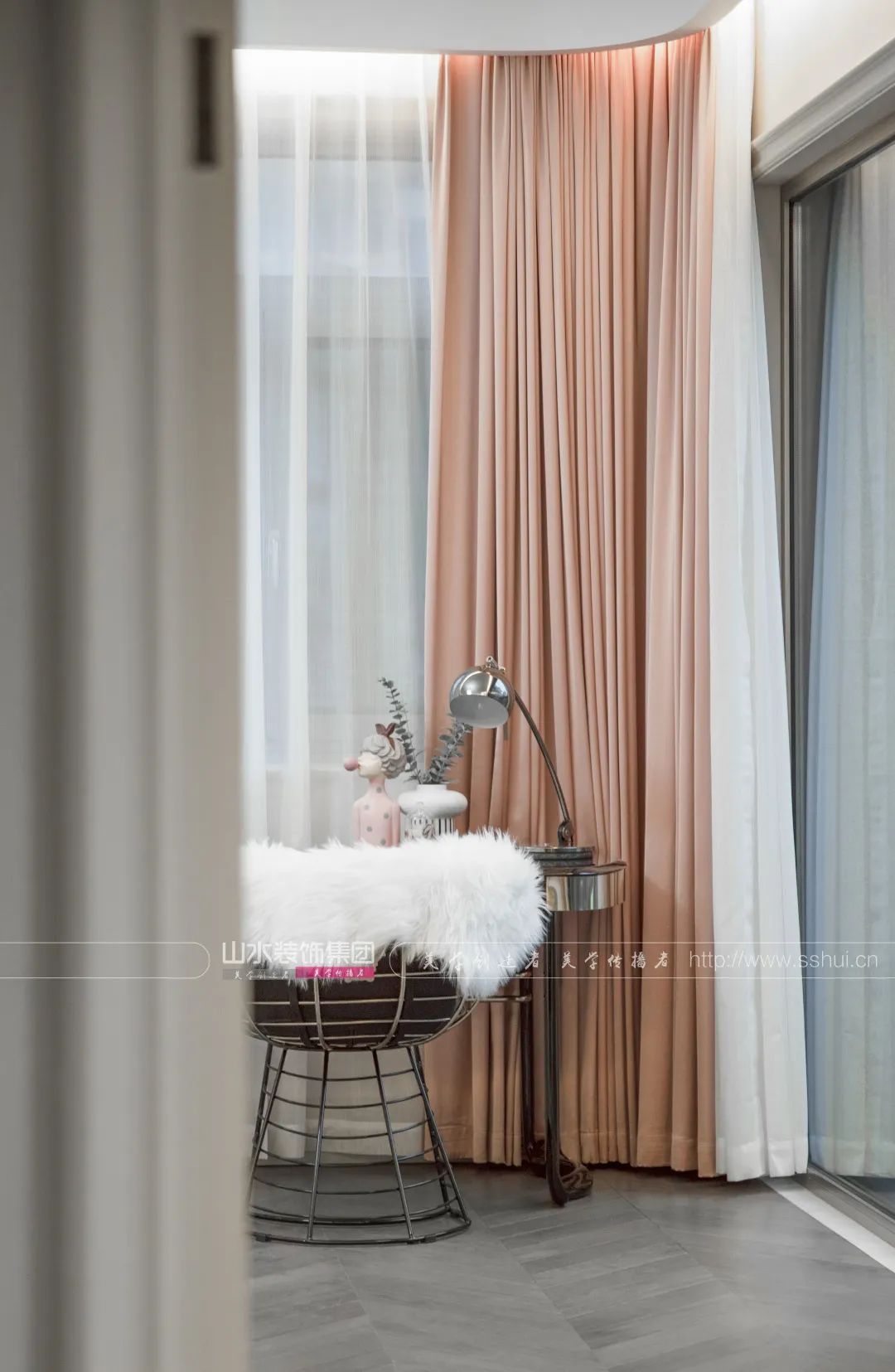 现代轻奢别墅设计丨山水装饰集团-79