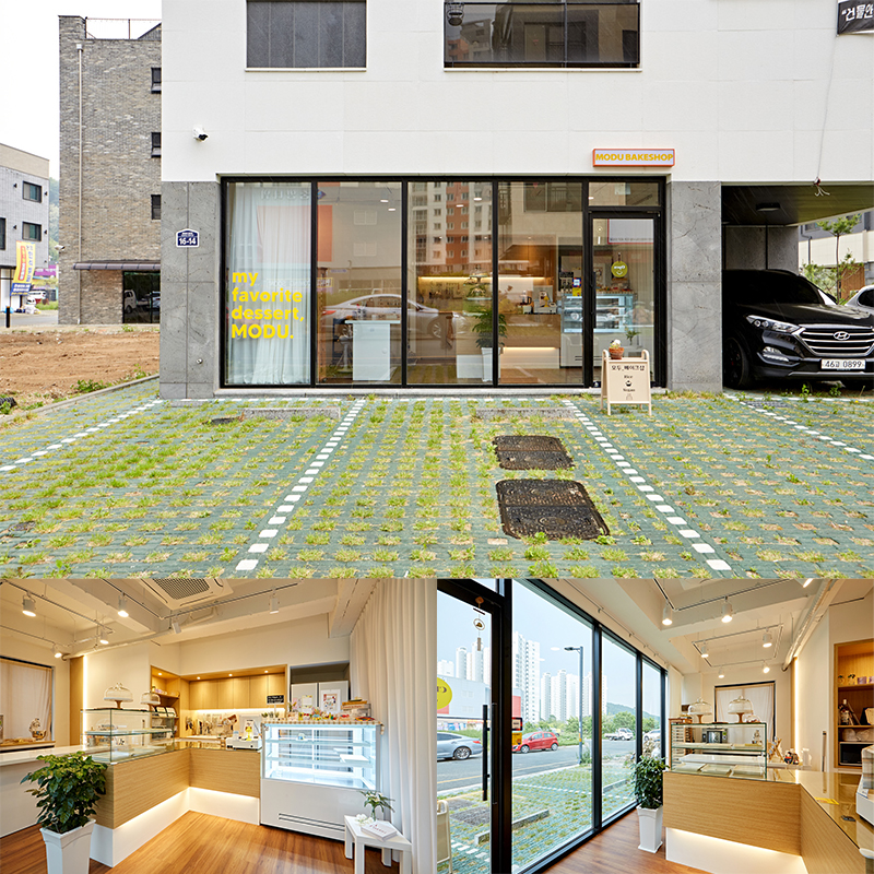 白色&原木风 7 坪咖啡店设计-1