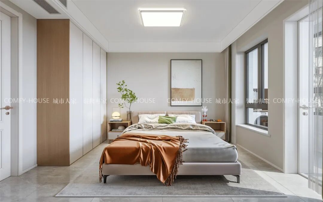 【马鞍山】80㎡丨空间会呼吸！现代简约风如何让家治愈又舒适-50