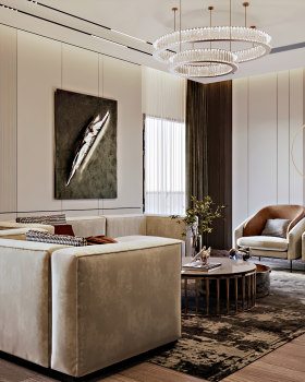 Interior Design For Living Room & Dining Room