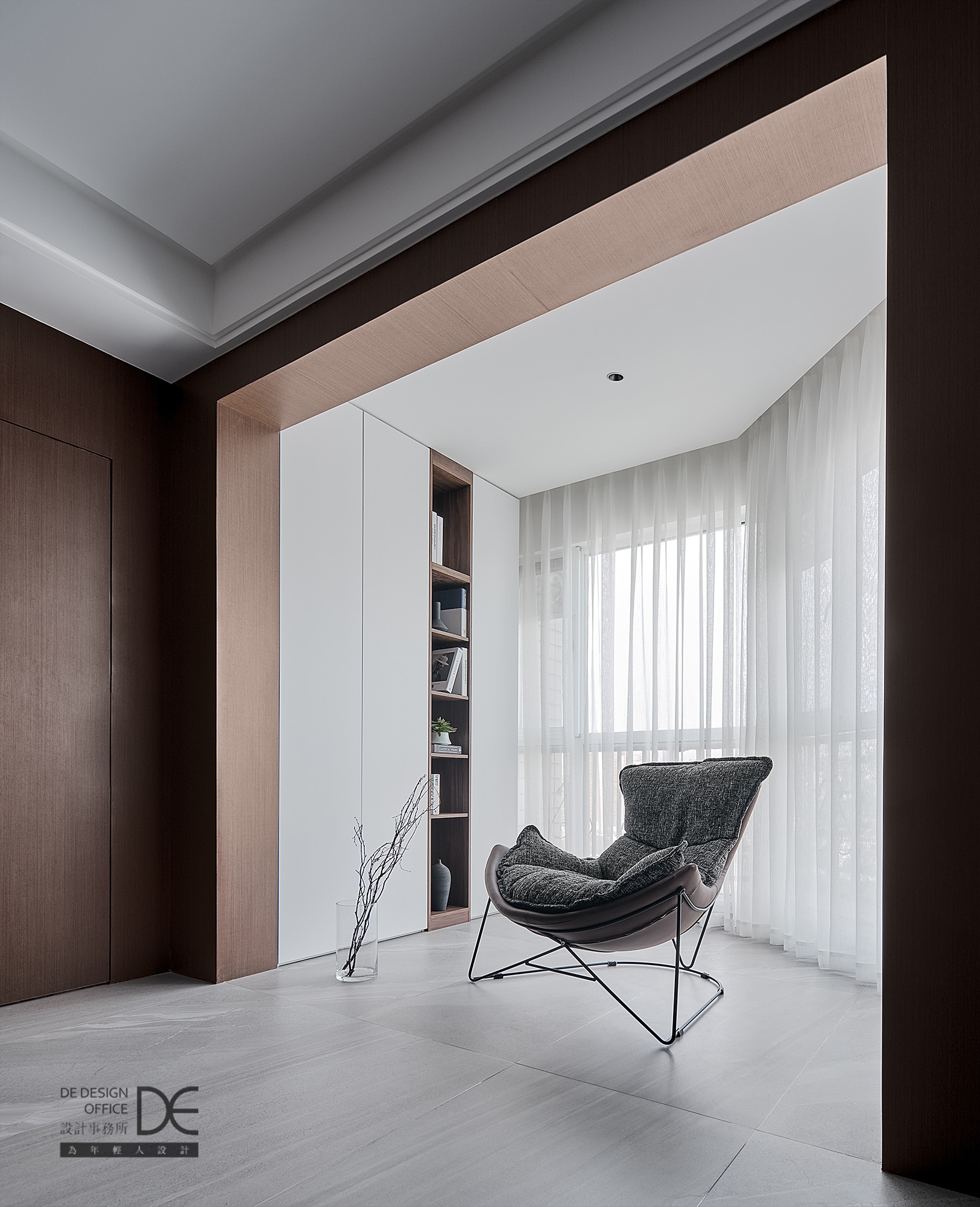 DE实景 · 997期 | 83㎡异形空间，如何装出“大”的感觉？-30