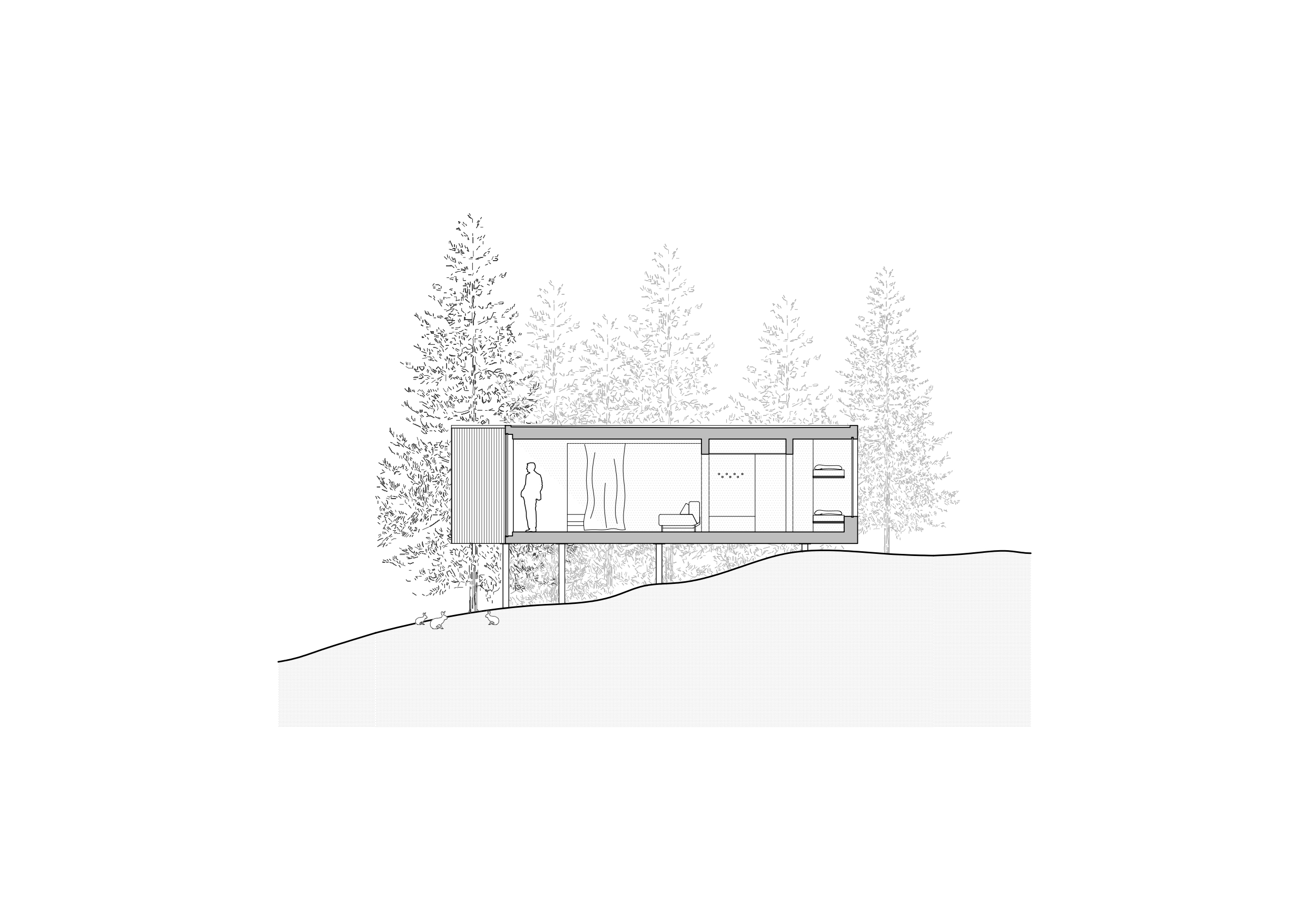 森林酒店 Bjornson 的双向公寓设计丨Arkshelter-49