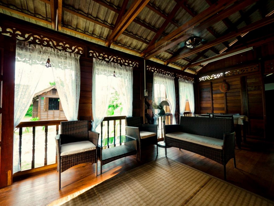 马来西亚兰卡威传统高脚木屋民宿-10
