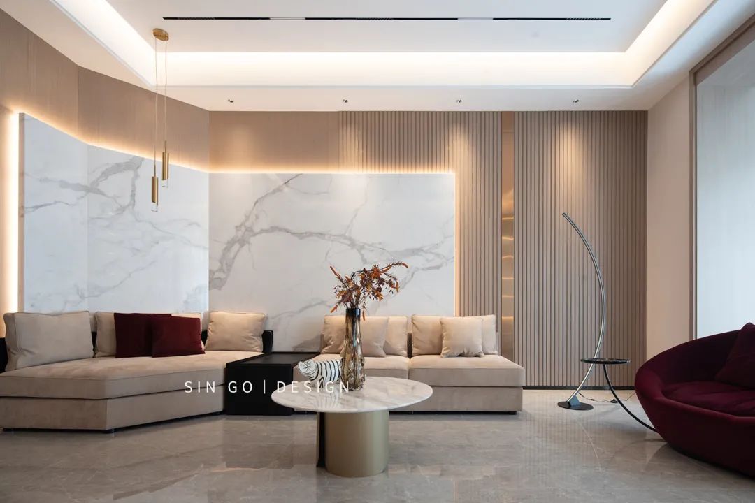 世茂湖滨现代温馨之家丨星杰国际设计-44