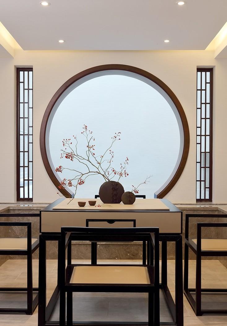 尚层装饰丨心中自在山水—会展誉景新中式风格别墅装修-16