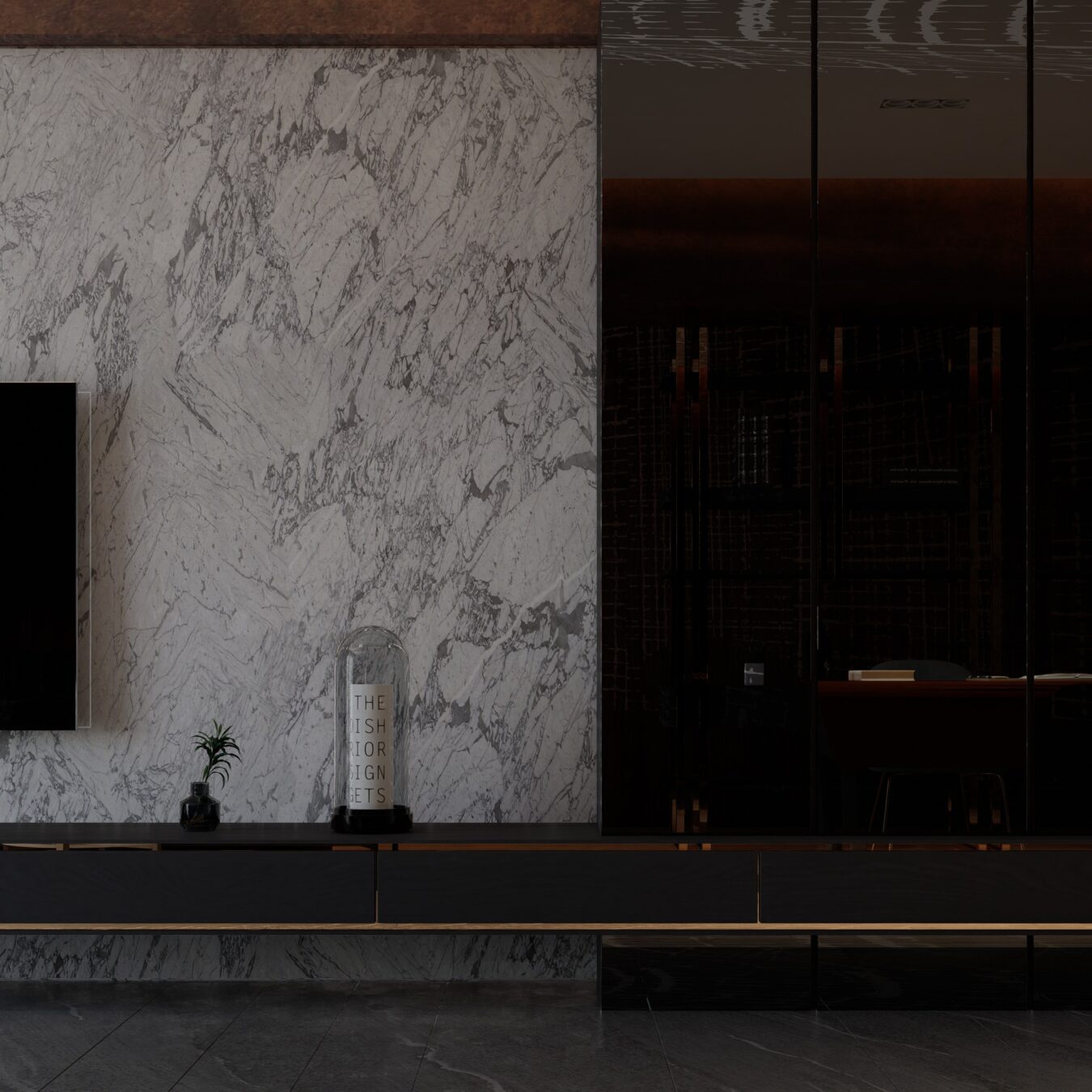 Sketchup客厅室内模型-3