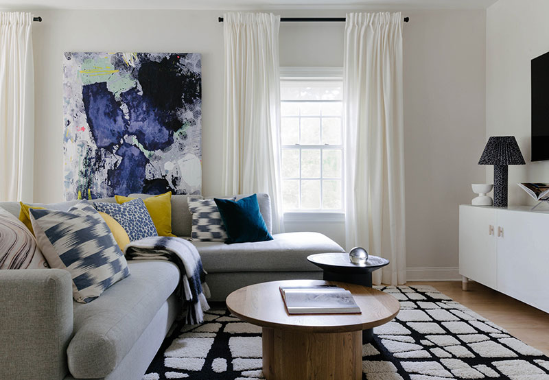 纽约郊区时尚黑白家居设计-17