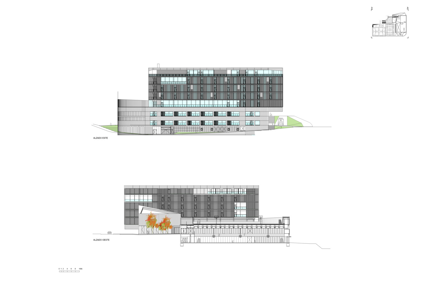 西班牙圣塞巴斯蒂安 Aldapeta María Ikastetxea 学校 | 现代教育建筑的典范-90