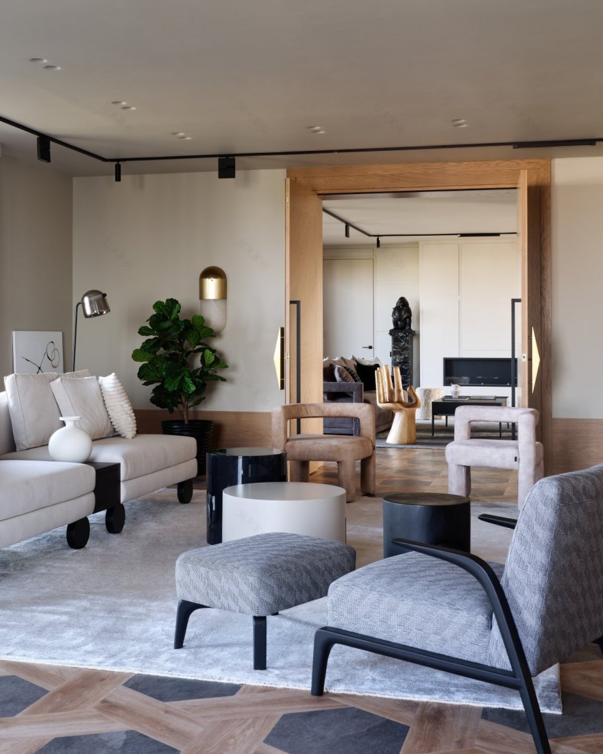 Japandi Bachelor 公寓丨JuliaChebotar-18