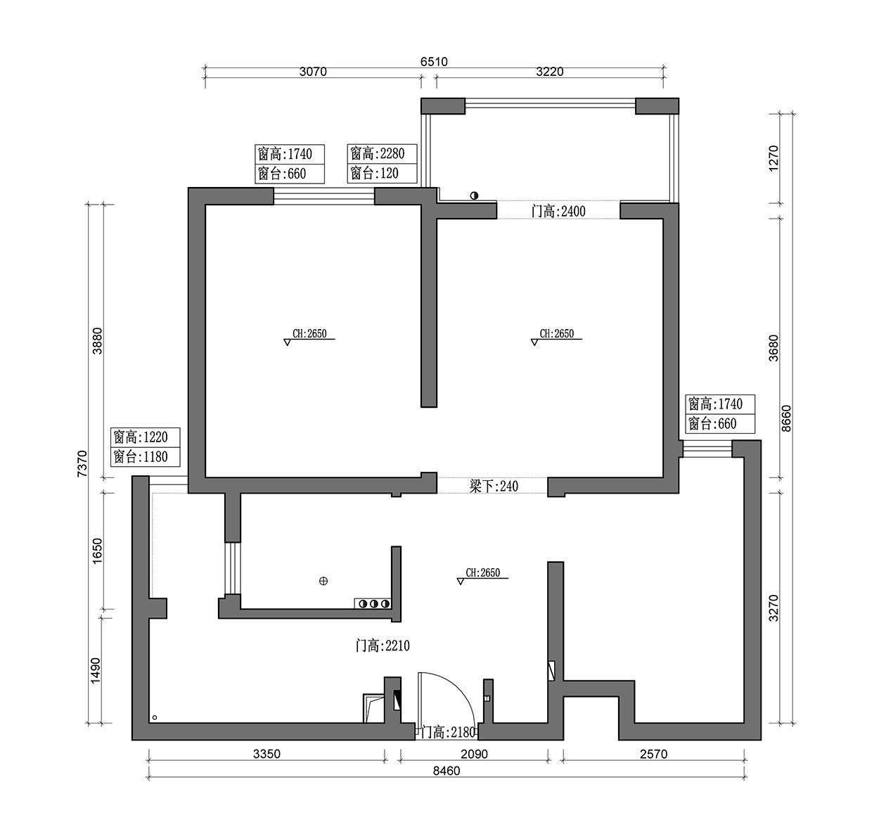现代平层设计|翎筑设计-0