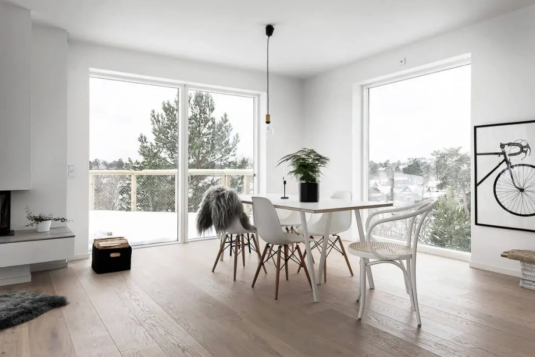 瑞典大空间家居设计，自然材质营造宽敞舒适氛围-7