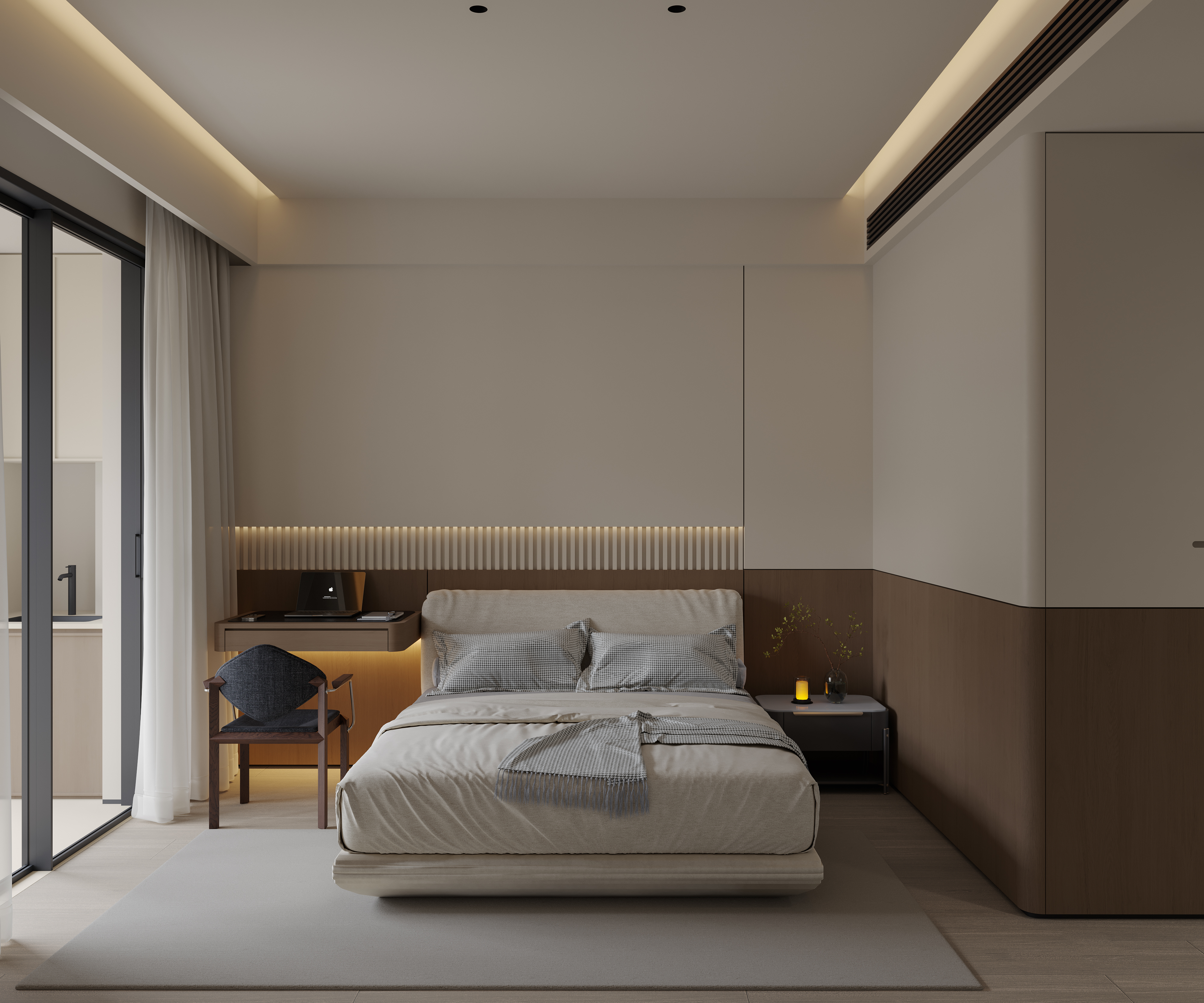 意式大平层  客餐厅-16