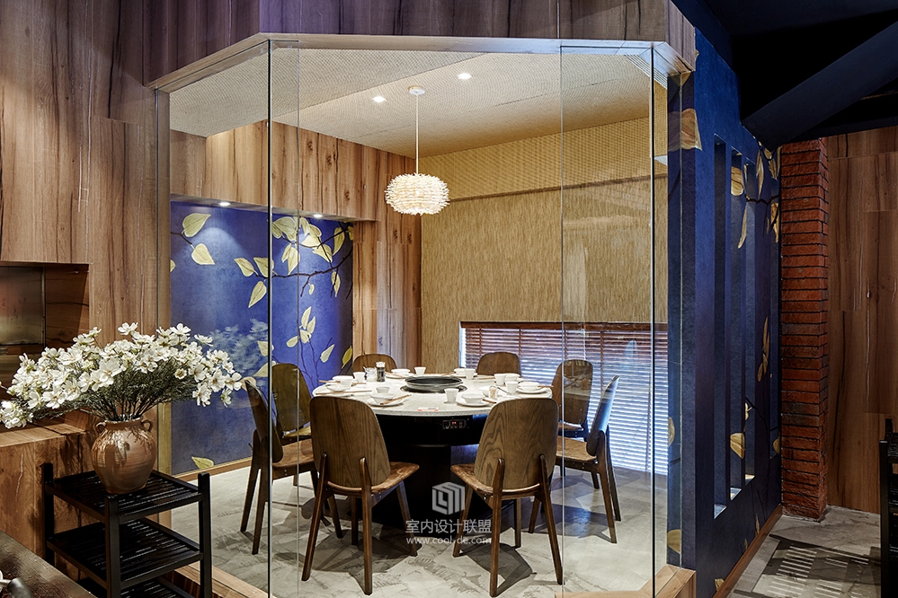 龙泉火锅店装修设计——丼致火锅装修设计-9