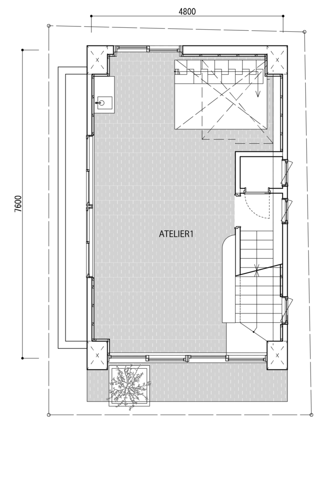 日本绿色楼梯住宅丨MAMM DESIGN-45