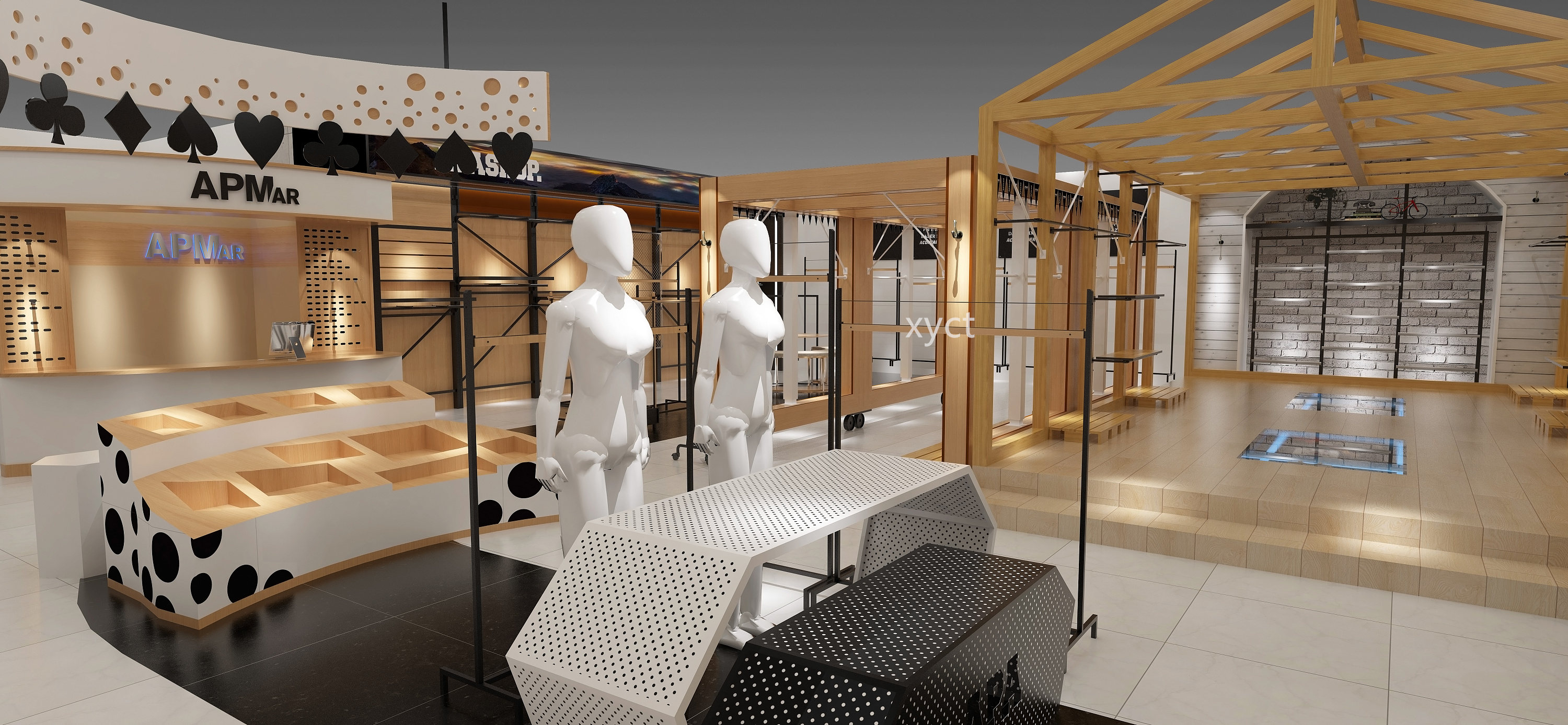 工装&艾普玛潮流艺术商店APMAR 店铺效果图-5