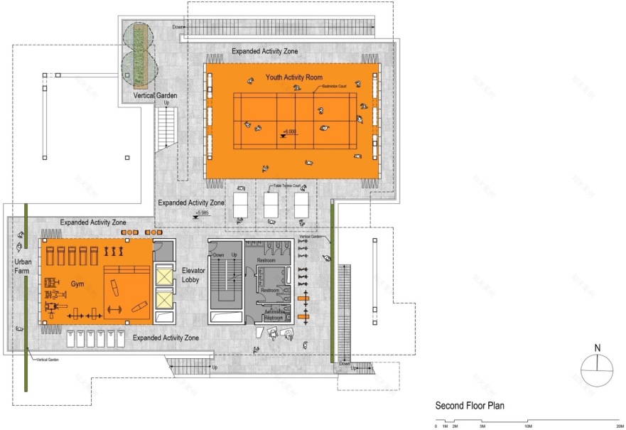 上海宝山区张庙街道02街坊89丘地块文化中心丨中国上海丨OPEN建筑事务所-45