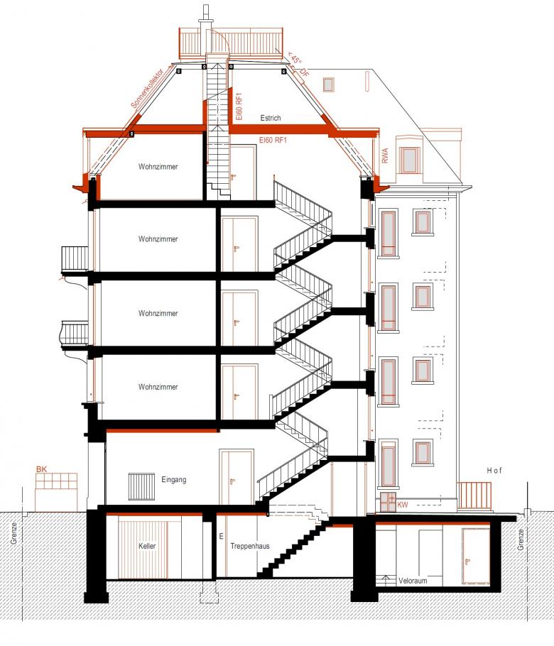 多户住宅整体翻新丨瑞士丨Felix Huber Architekten-11