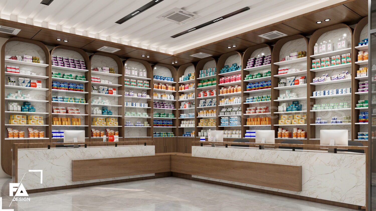 Sketchup 模型之药店室内设计-7