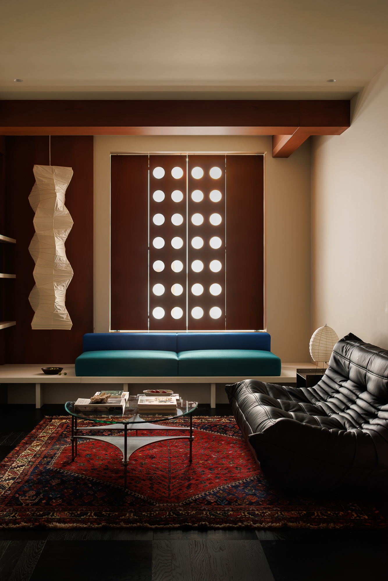 东方气韵遇上复古色彩住宅设计丨HURR赫设计-12