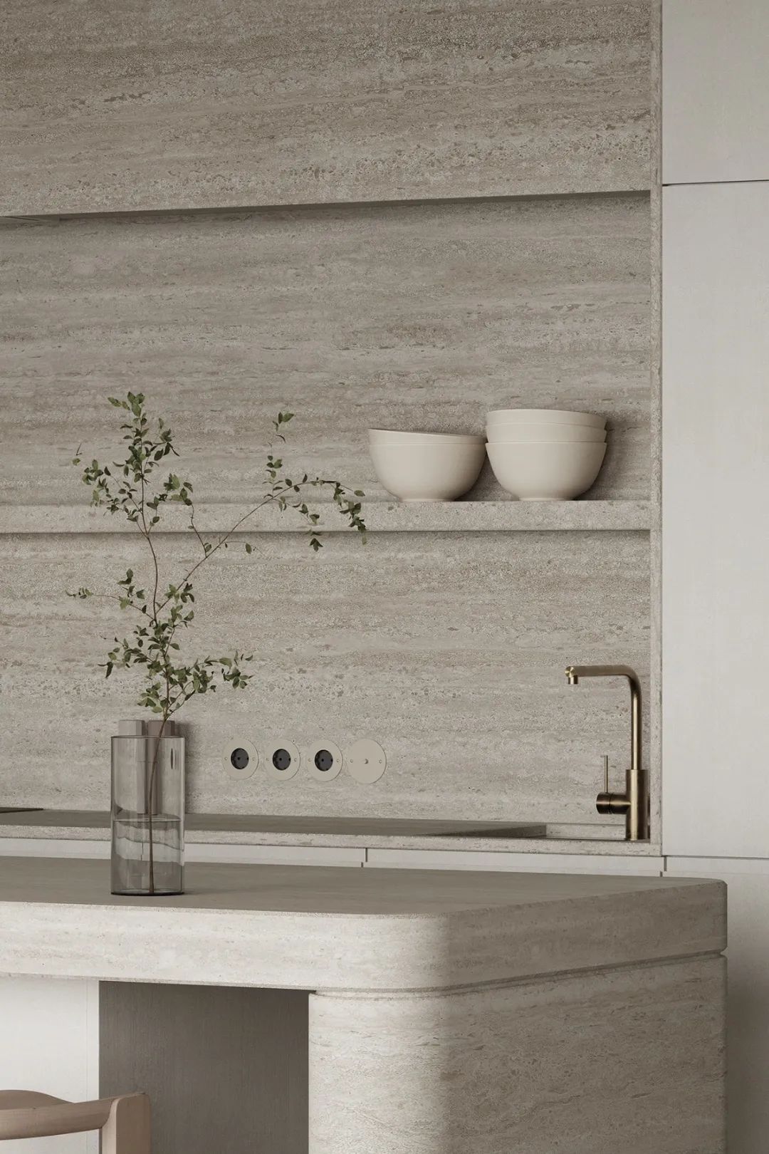 奶油色调温润家居丨Zeworkroom Studio-20