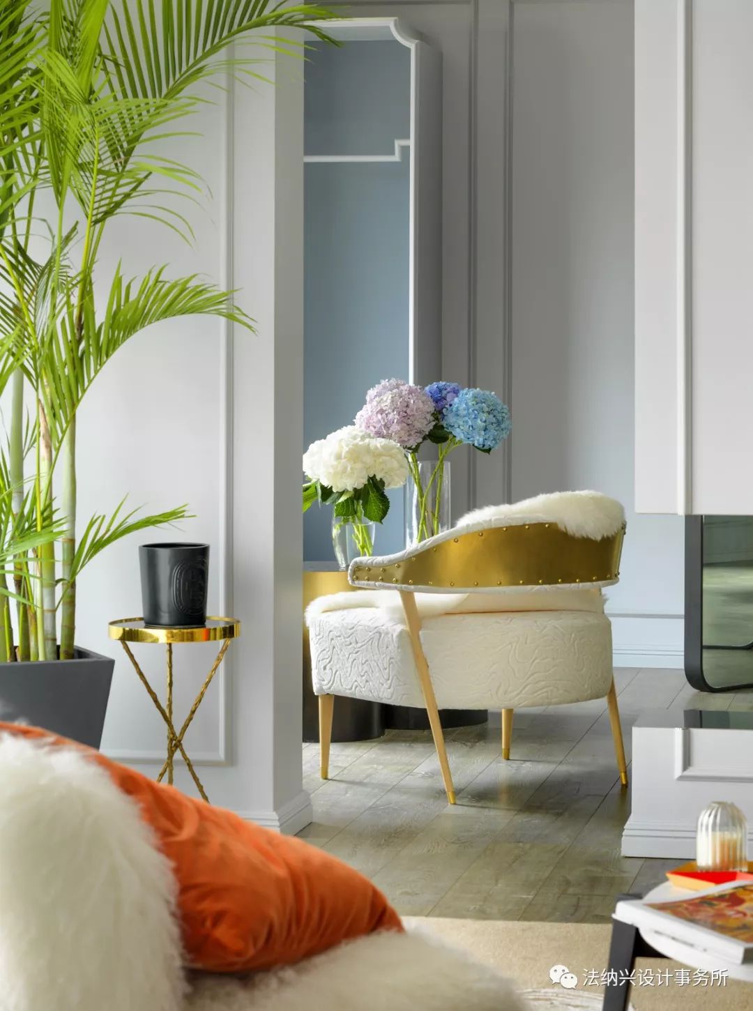 浪漫法式贯穿全屋，会所办公一体化别墅改造-56