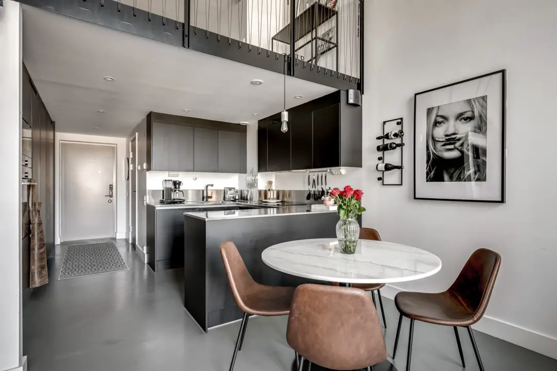 瑞典斯德哥尔摩 52m2 现代设计二层公寓-8