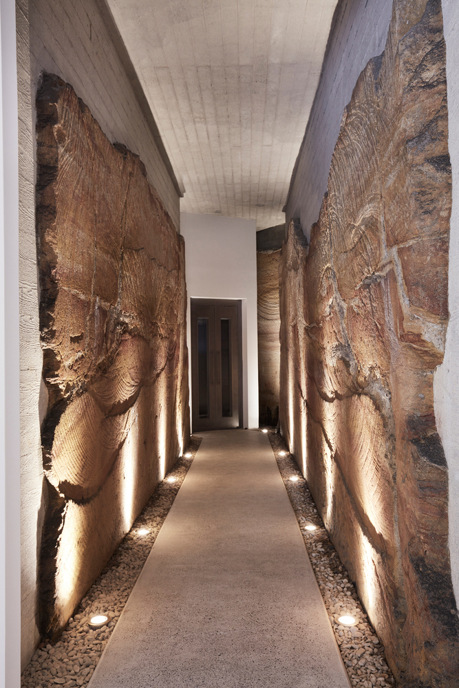 岩石与书的共生,悉尼港边的六度分隔度住宅(The Books House)-47