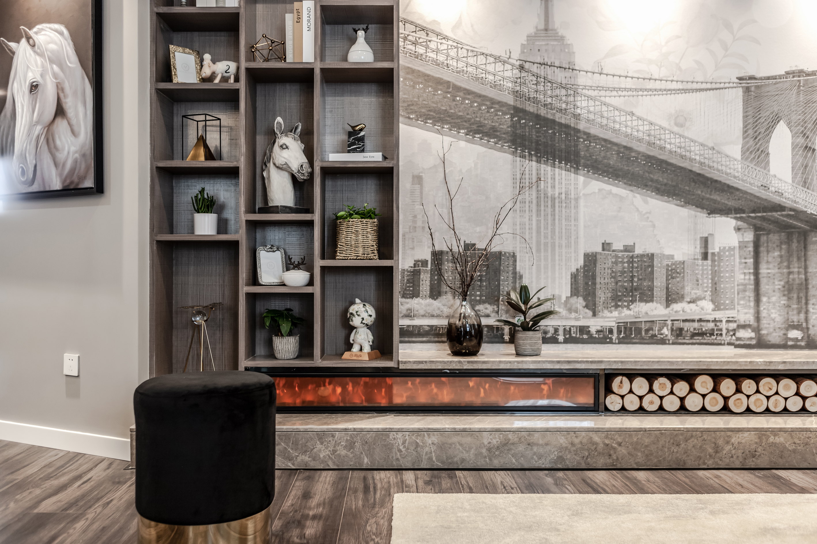 杭州倾城之恋 141㎡美式轻奢老房改造-29