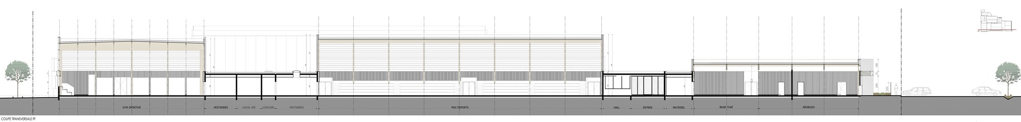 Wavrin 体育中心扩建项目丨法国丨ANAA Architectes-51