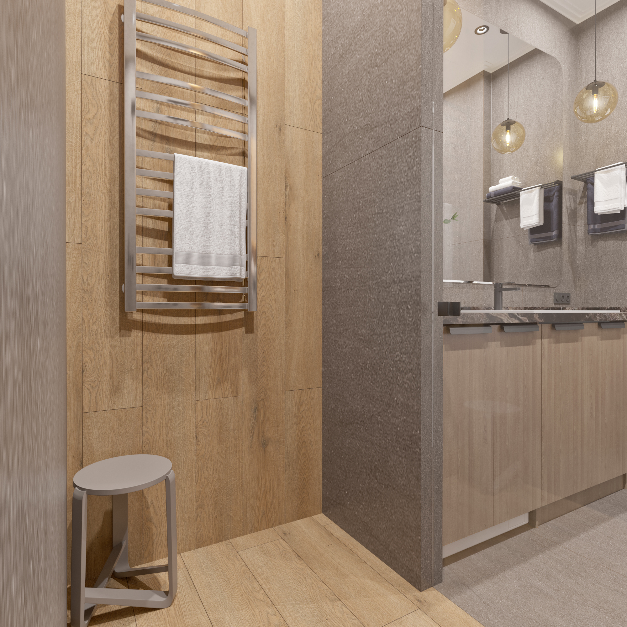 DESIGN APARTMENT 64m2. Garden's Residence.Tashkent City-40