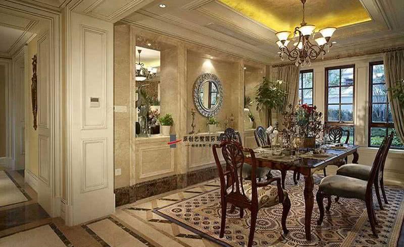 美式乡村风格的金玉澜湾空间设计-1