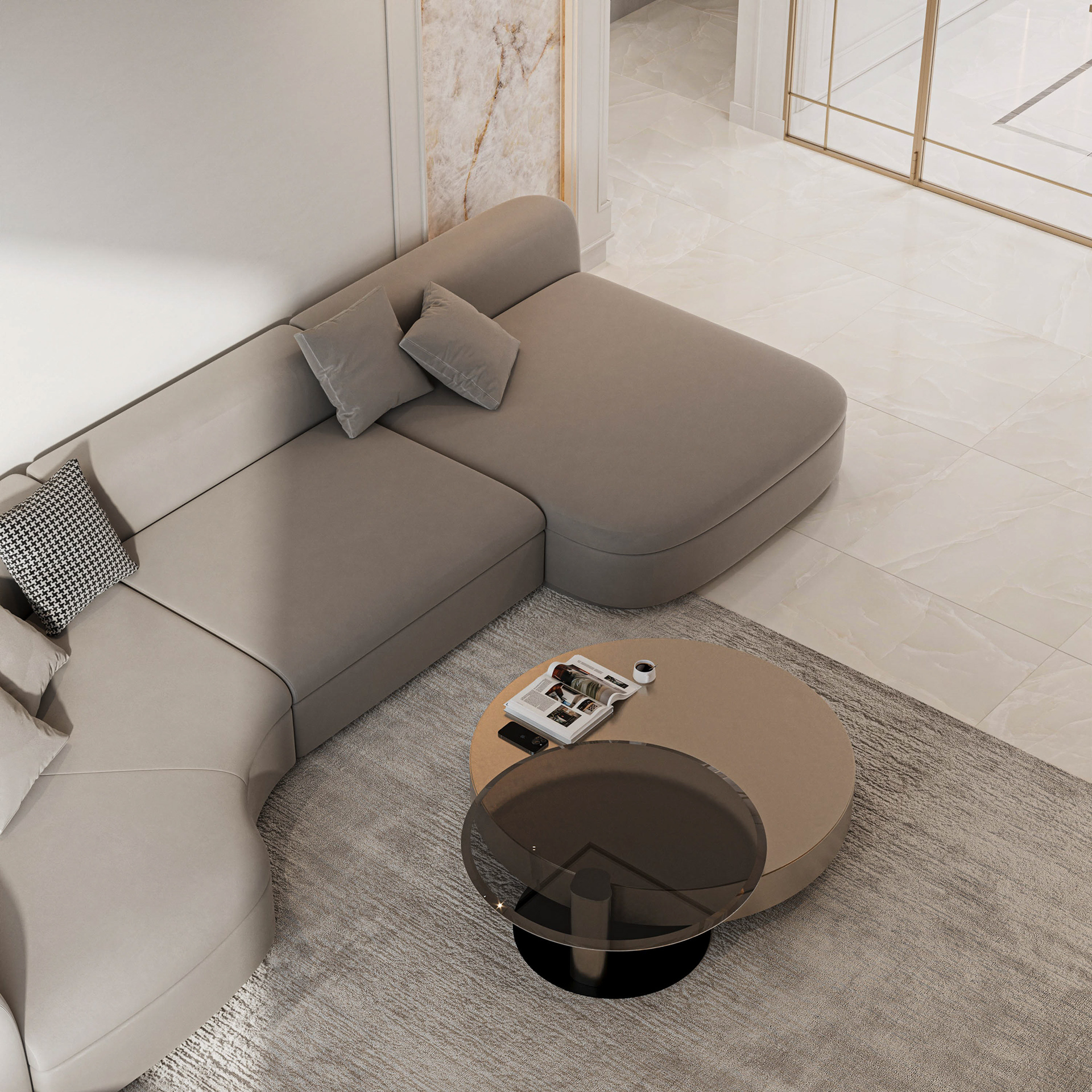 220平米两层住宅室内设计-12