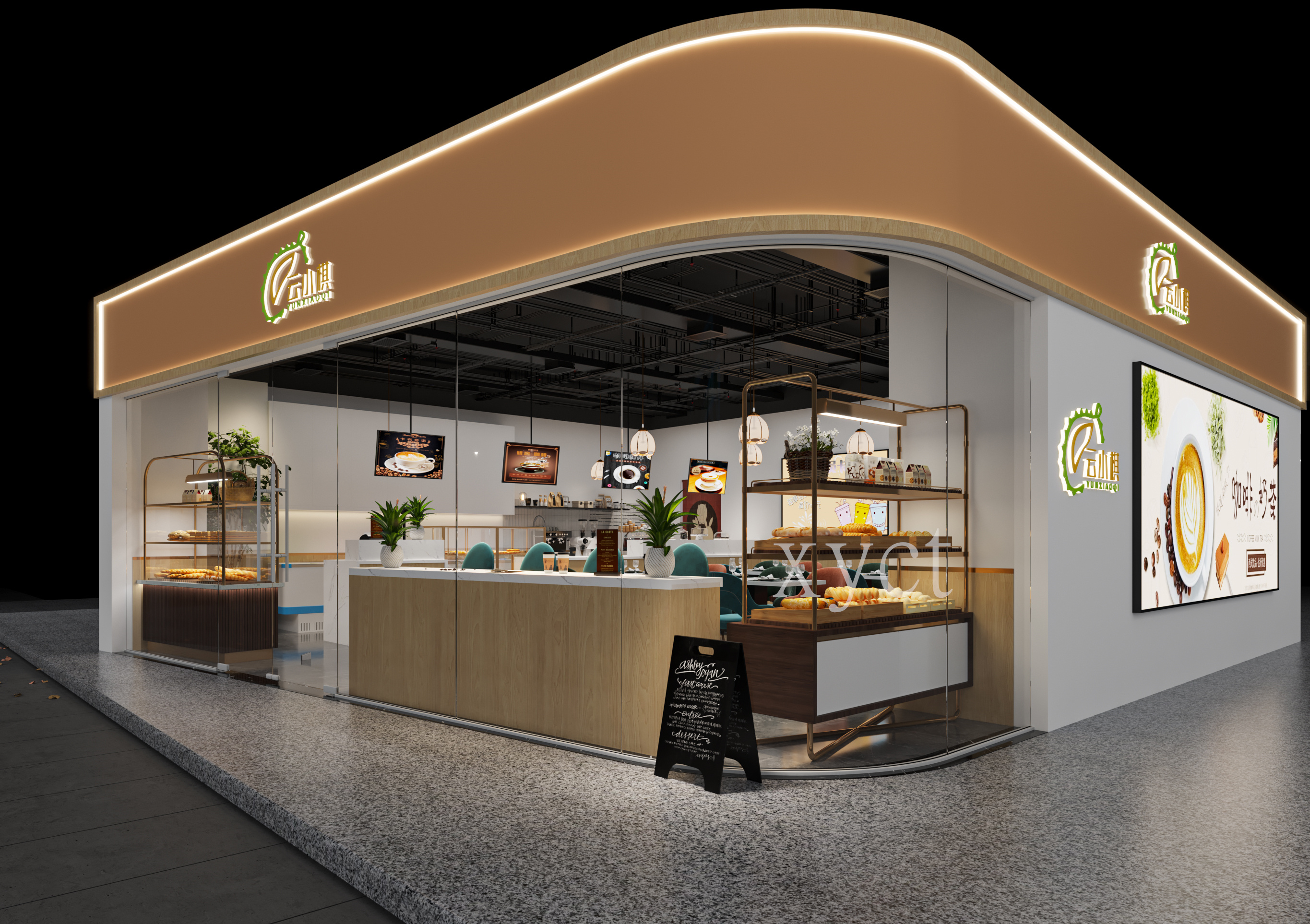 星夜设计西餐厅设计-7