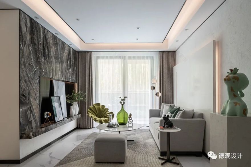 德观设计 | 兴华尚都国际样板间 | 惊艳橙光,写意人文东方-99