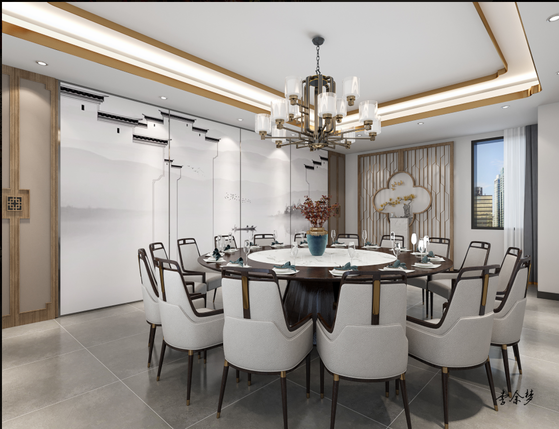 茶香四溢,烟火气十足的酒楼设计-6