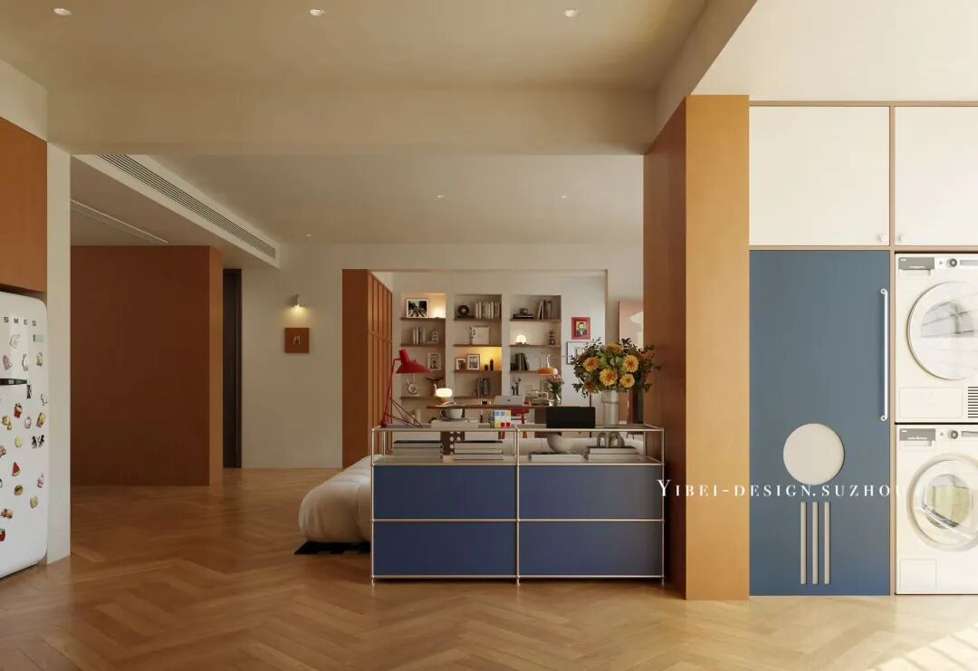 一体化客书房的秩序与浪漫 家装设计丨YIBEI DESIGN SUZHOU-8