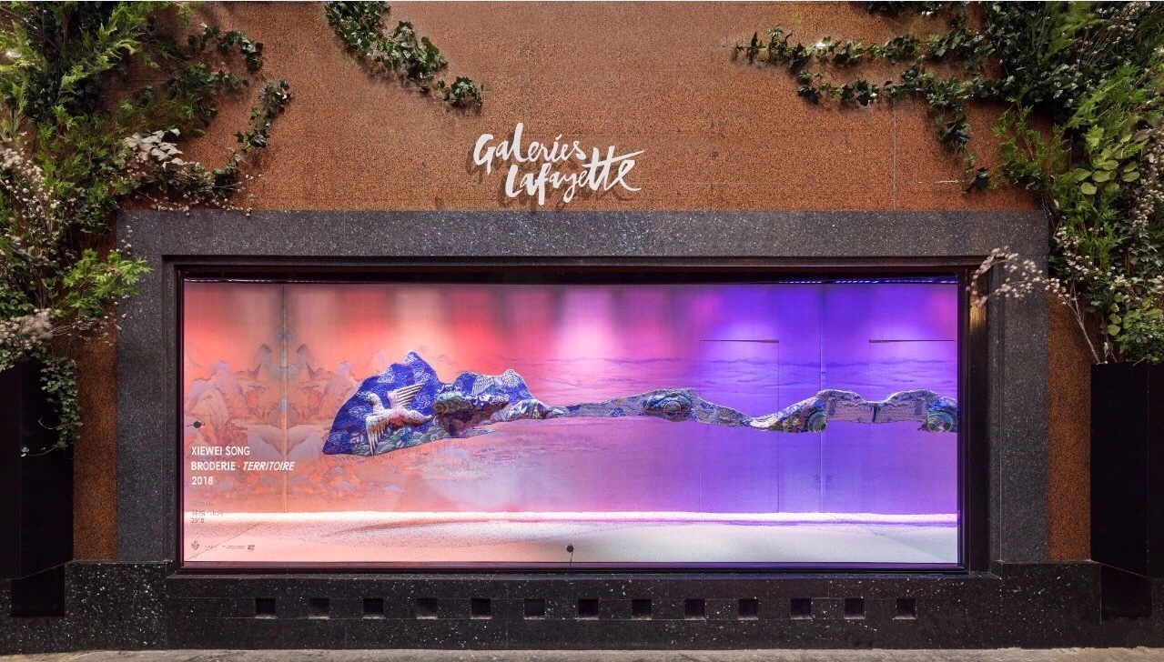 锦绣•山河——老佛爷百货中国风橱窗设计-17