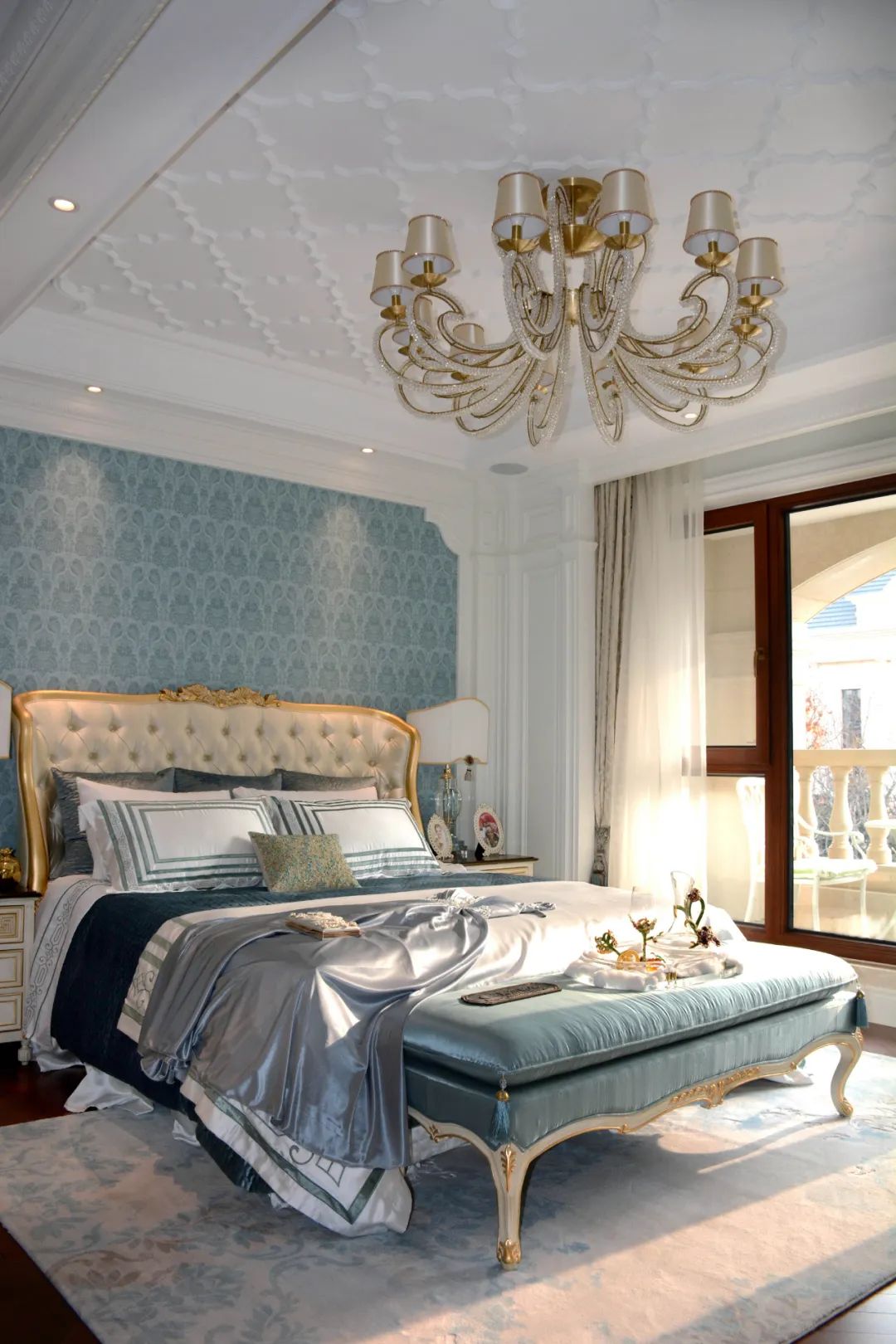 邦成·宫园墅法式轻奢风室内设计丨中国包头丨众诚装饰-33