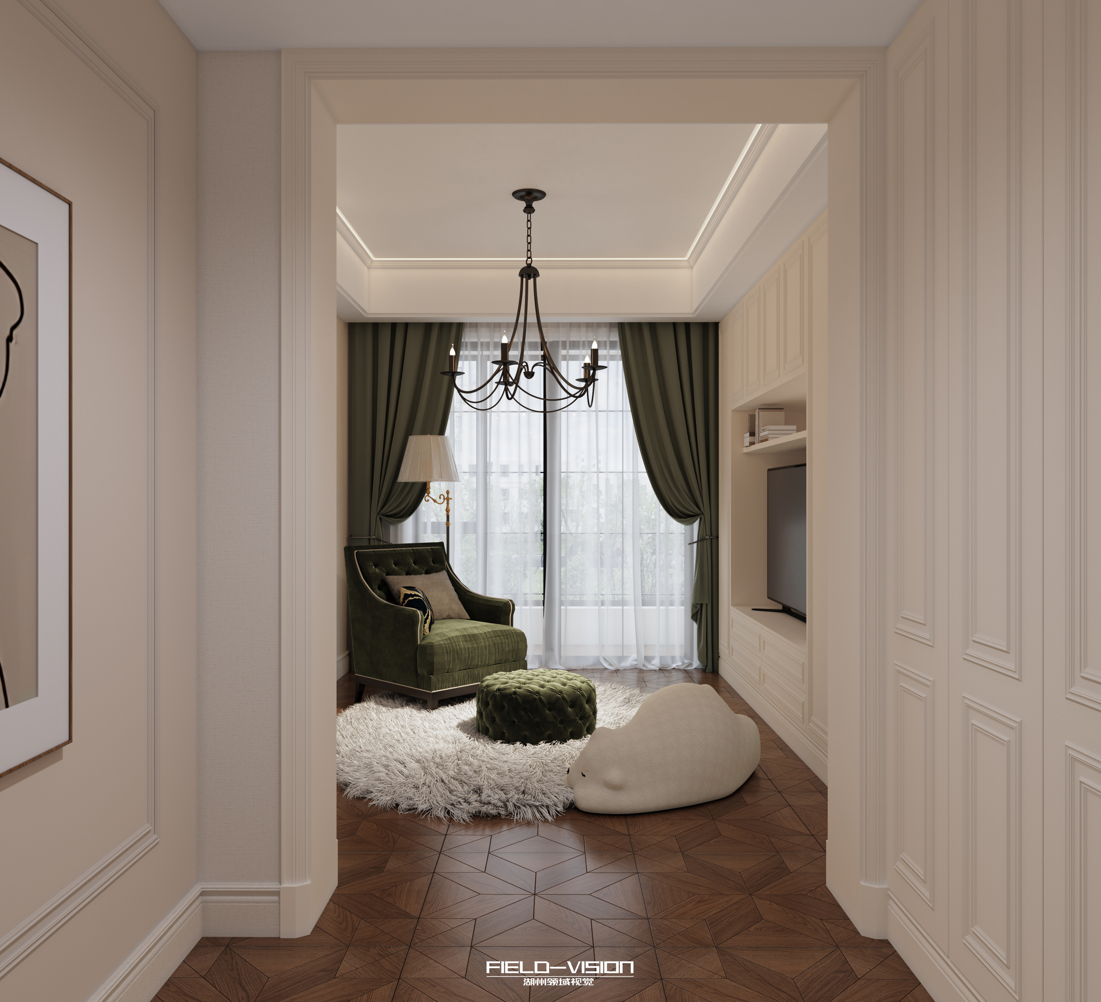 美式乡村风别墅-60