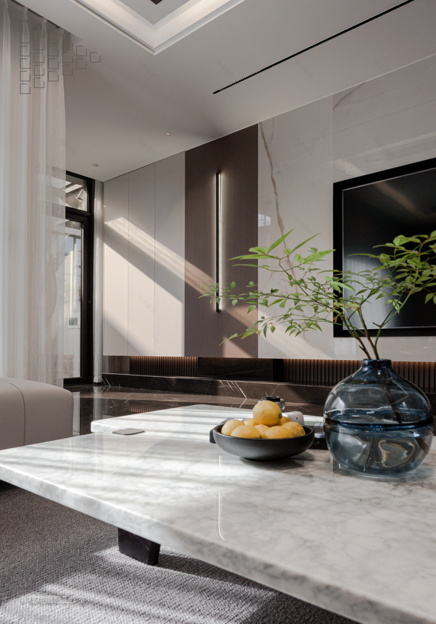 杭州金地十方别墅现代家装实景拍摄案例丨中国杭州丨夏萃,孔杰室内设计机构-16