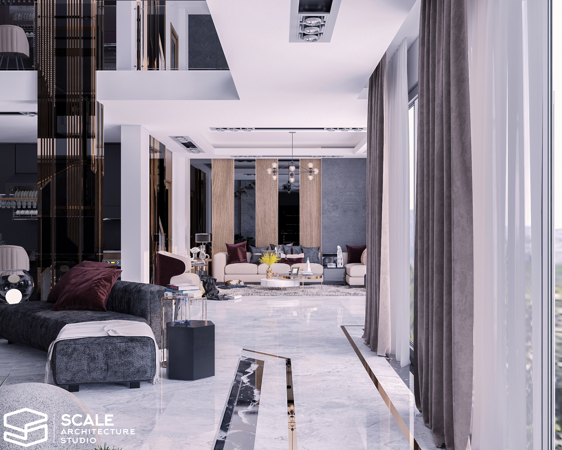 当代别墅复式设计丨沙特阿拉伯利雅得丨scale architecture studio-5