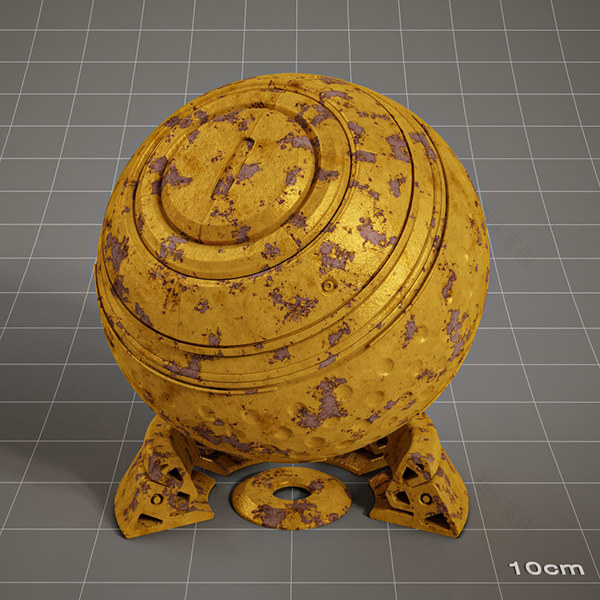 Redshift 材质库 C4D 金属包-25