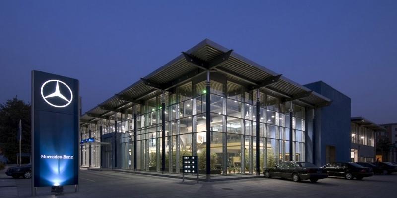 奔驰北京天安店4S店设计展示-2
