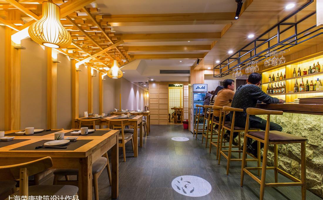 荣唐建筑丨日式餐厅丨竹の里日料-2