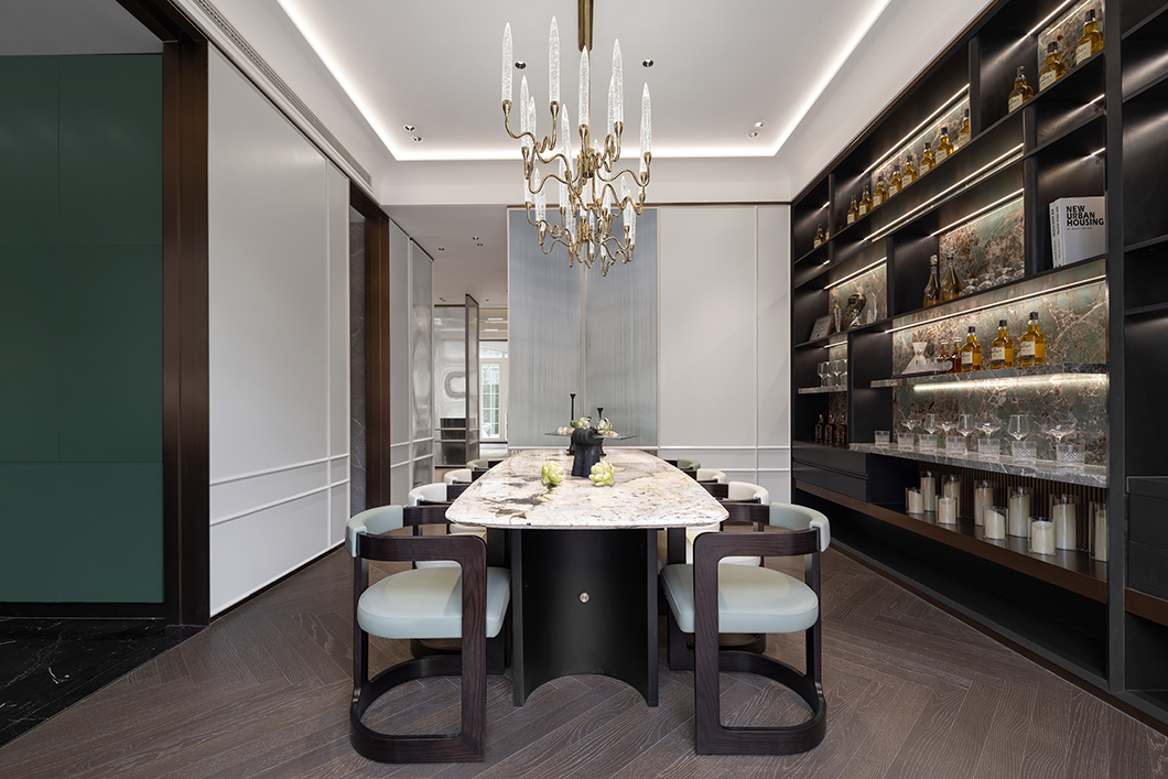 353㎡简奢豪宅丨岳蒙设计-24