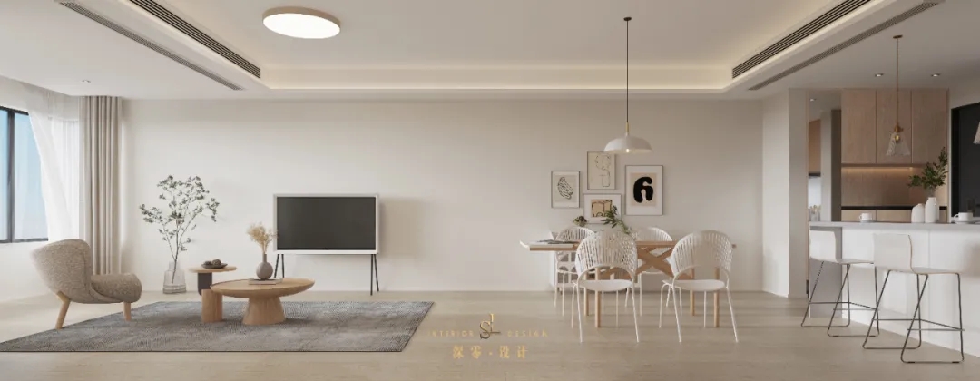 韩式简约 160㎡复式 | LDK 布局++ 超大主卧套间,浪漫实用兼得!-17