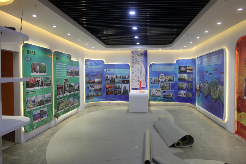 走进崂山展厅设计布展-9