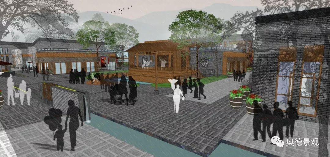 西安沣滨水镇 | 古韵新中式,生态康养的文旅小镇-43