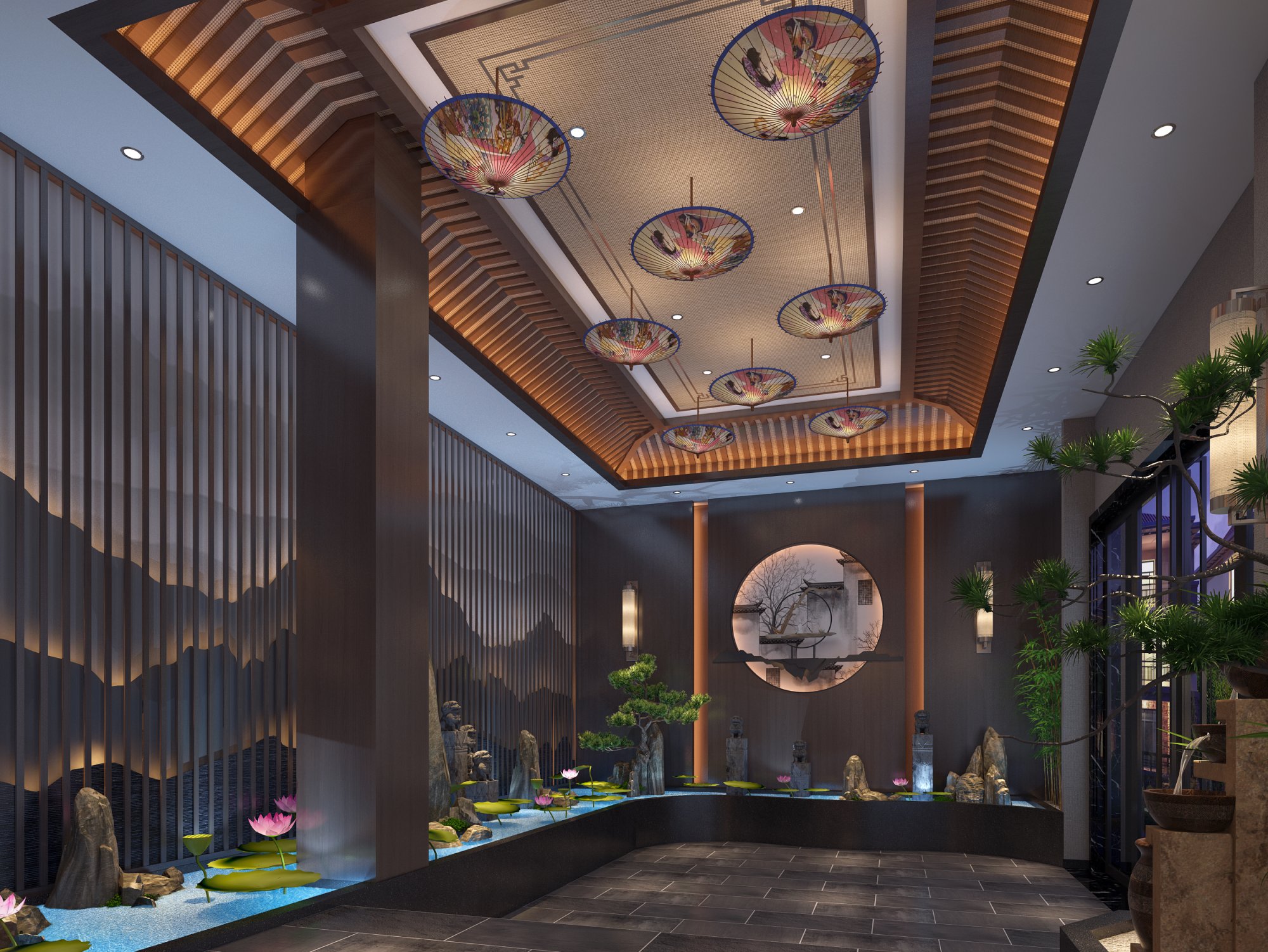 新中式足浴馆古风设计丨暂无-2